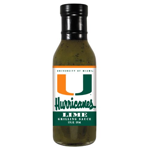 Miami Hurricanes Ncaa Lime Grilling Sauce (12 Oz)