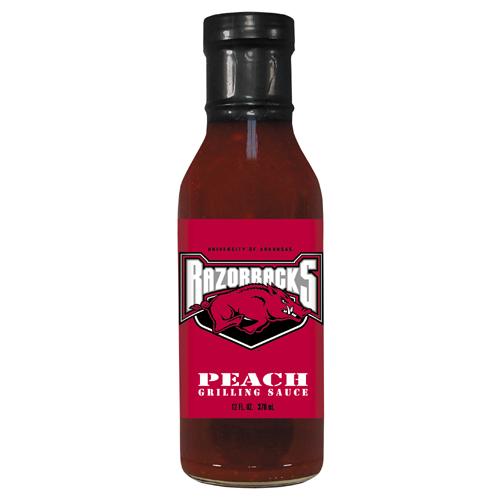 Arkansas Razorbacks Ncaa Peach Grilling Sauce (12 Oz)