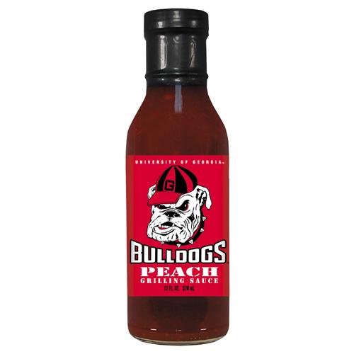 Georgia Bulldogs Ncaa Peach Grilling Sauce (12 Oz)