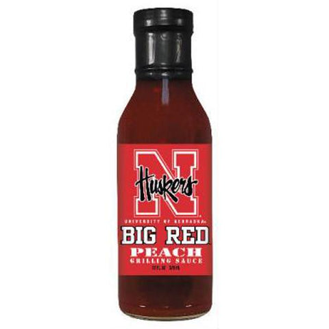 Nebraska Cornhuskers Ncaa Peach Grilling Sauce (12 Oz)