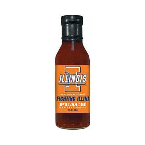 Illinois Fighting Illini Ncaa Peach Grilling Sauce (12 Oz)