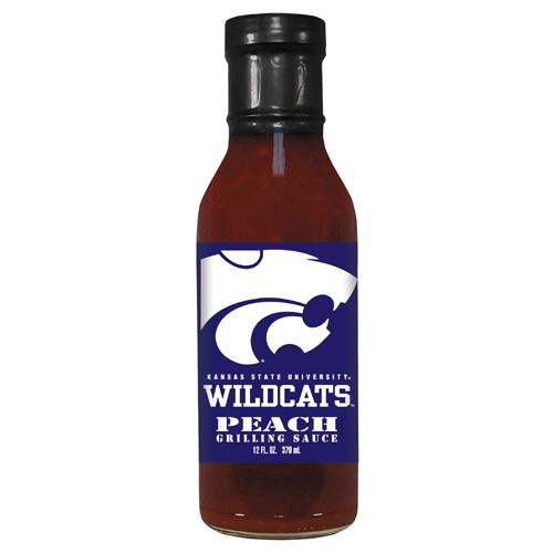 Kansas State Wildcats Ncaa Peach Grilling Sauce (12 Oz)