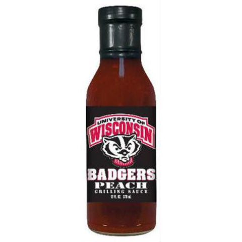 Wisconsin Badgers Ncaa Peach Grilling Sauce (12 Oz)