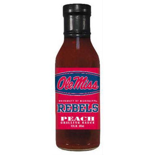 Mississippi Rebels Ncaa Peach Grilling Sauce (12 Oz)