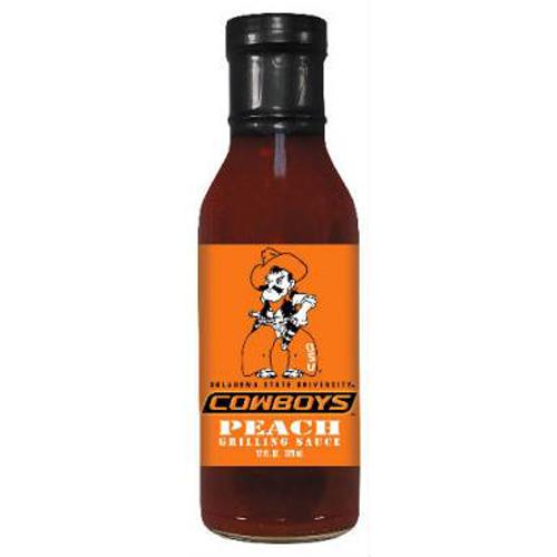 Oklahoma State Cowboys Ncaa Peach Grilling Sauce (12 Oz)