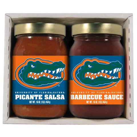 Florida Gators Ncaa Double Play (16oz Bbq Sauce, 16oz Picante Salsa)