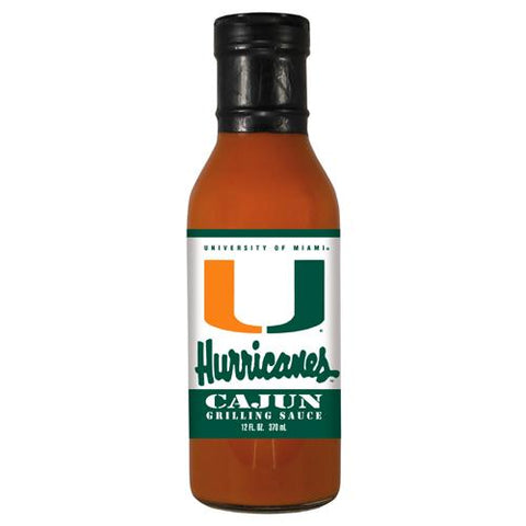 Miami Hurricanes Ncaa Cajun Grilling Sauce (12 Oz)