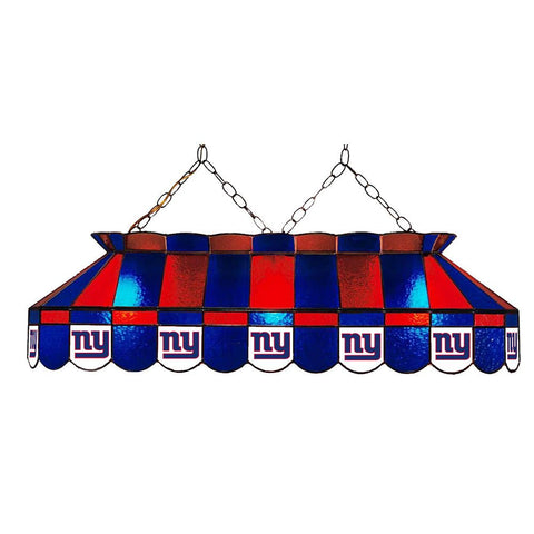 New York Giants NFL 40 Inch Billiards Stained Glass Lamp