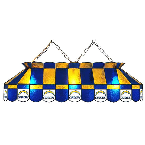 San Diego Chargers NFL 40 Inch Billiards Stained Glass Lamp