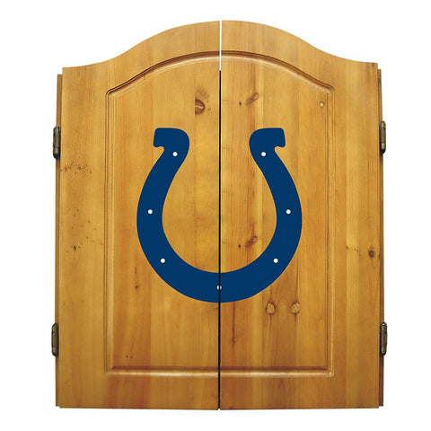 Indianapolis Colts NFL Dart Board w-Cabinet