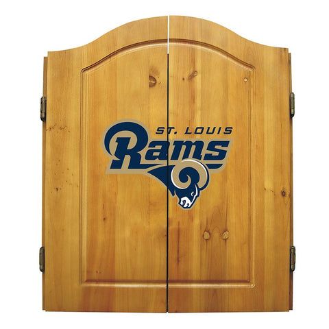 St. Louis Rams NFL Dart Board w-Cabinet