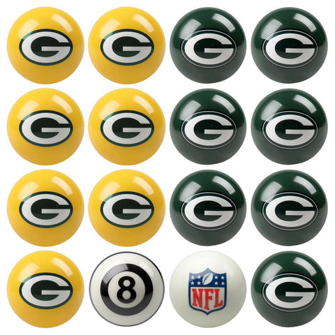 Green Bay Packers NFL 8-Ball Billiard Set