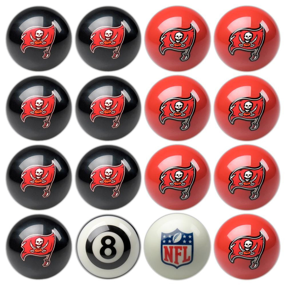 Tampa Bay Buccaneers NFL 8-Ball Billiard Set