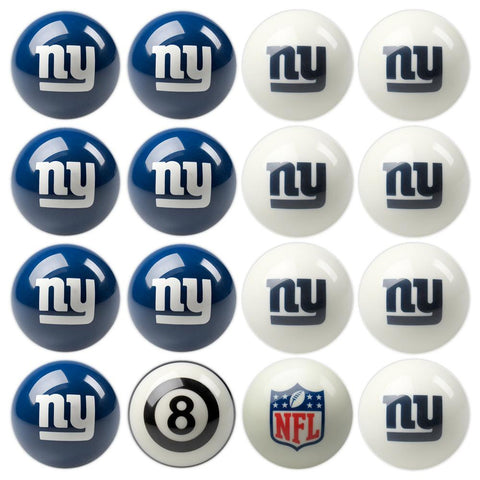 New York Giants NFL 8-Ball Billiard Set