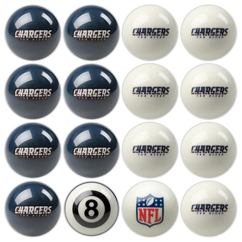 San Diego Chargers NFL 8-Ball Billiard Set