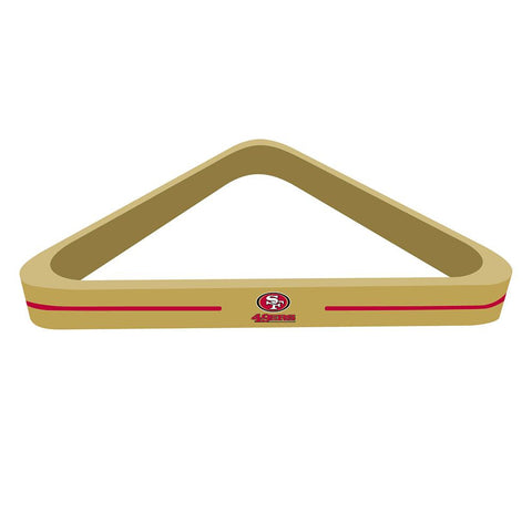 San Francisco 49ers NFL Billiard Ball Triangle Rack