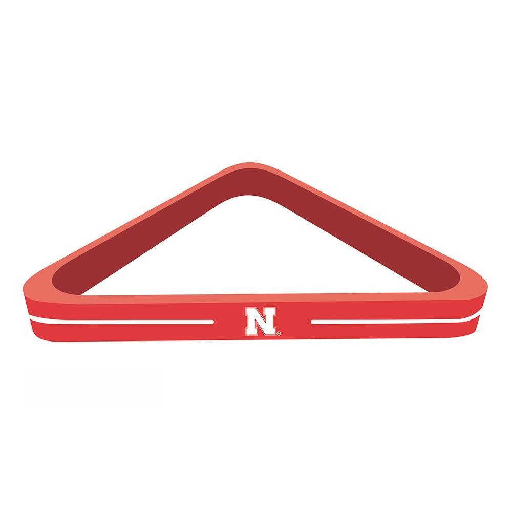 Nebraska Cornhuskers Ncaa Billiard Ball Triangle Rack