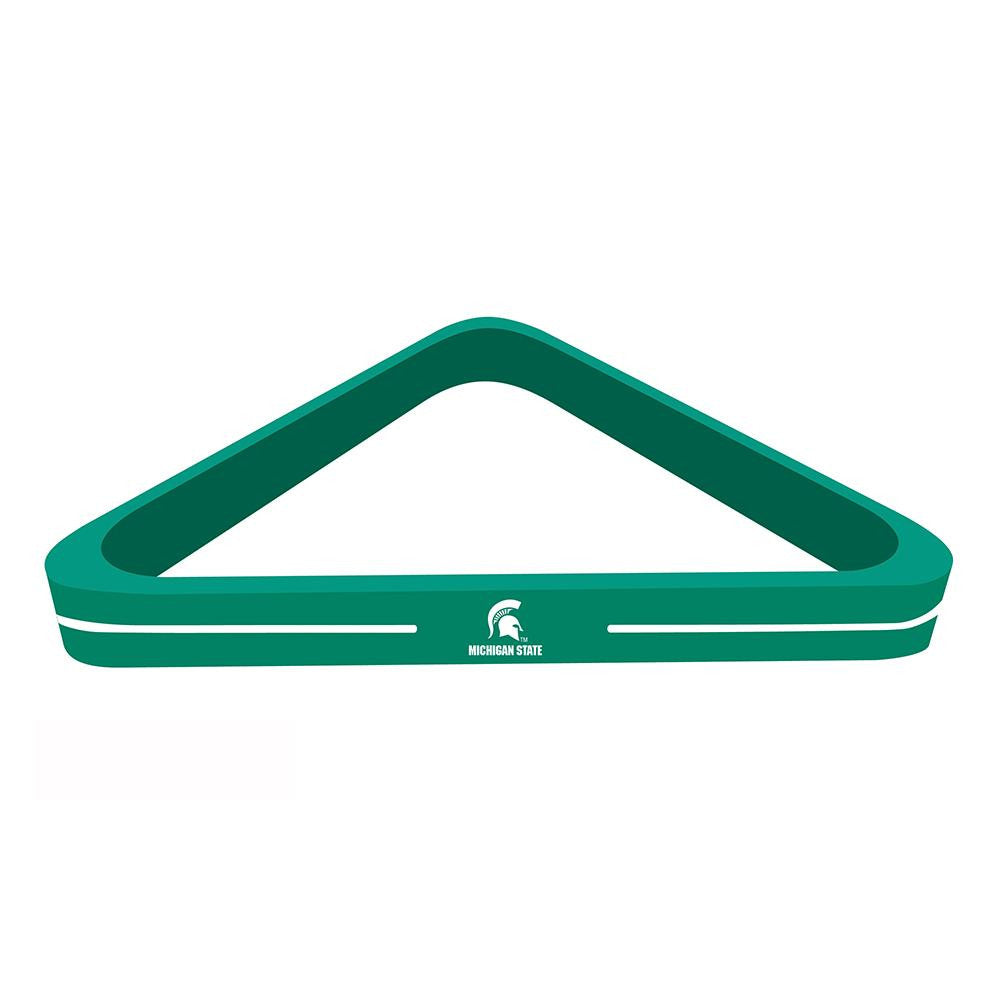 Michigan State Spartans Ncaa Billiard Ball Triangle Rack