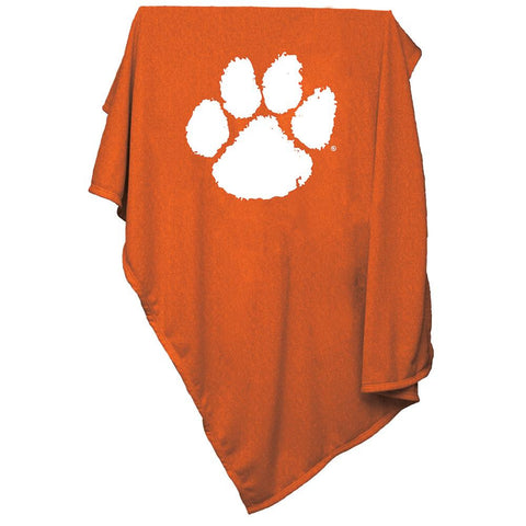 Clemson Tigers Ncaa Sweatshirt Blanket Throw