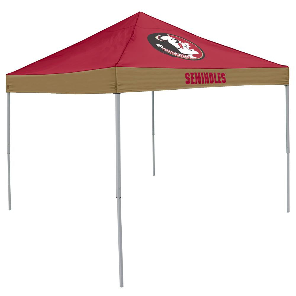 Florida State Seminoles Ncaa 9' X 9' Economy 2 Logo Pop-up Canopy Tailgate Tent