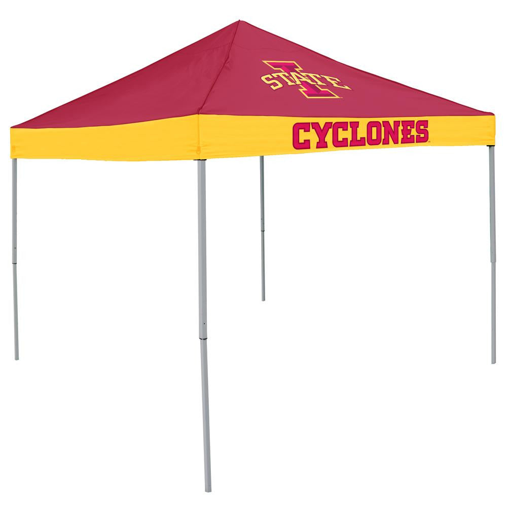 Iowa State Cyclones Ncaa 9' X 9' Economy 2 Logo Pop-up Canopy Tailgate Tent