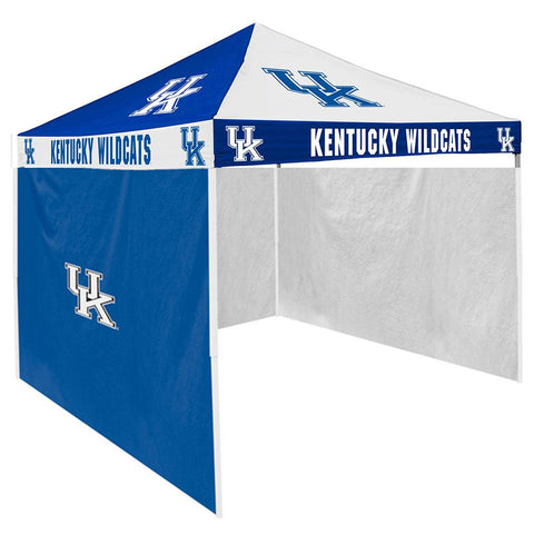 Kentucky Wildcats Ncaa 9' X 9' Checkerboard Color Pop-up Tailgate Canopy Tent With Side Wall