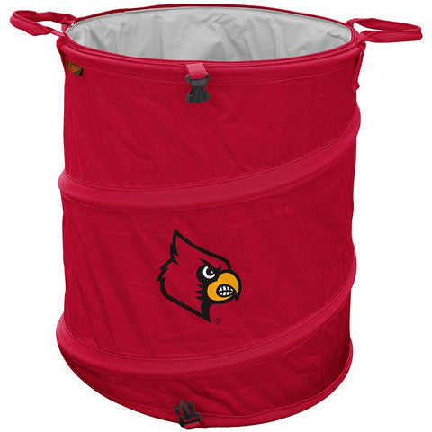 Louisville Cardinals Ncaa Collapsible Trash Can
