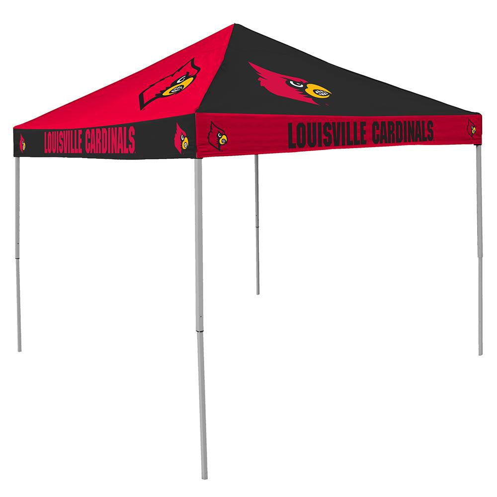 Louisville Cardinals Ncaa 9' X 9' Checkerboard Color Pop-up Tailgate Canopy Tent