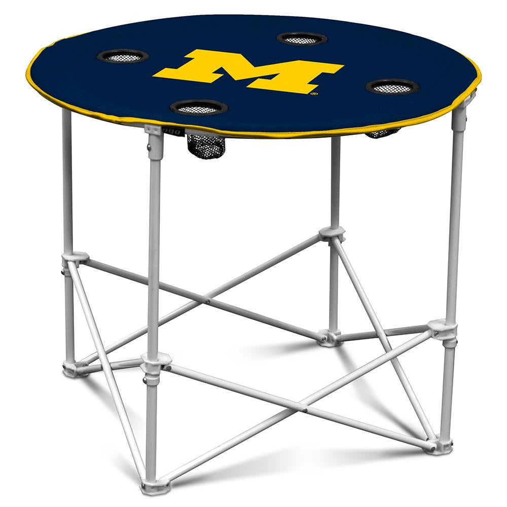 Michigan Wolverines Ncaa Round Table (30in)