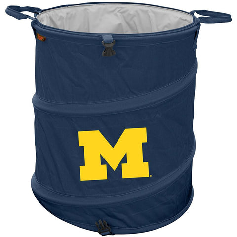 Michigan Wolverines Ncaa Collapsible Trash Can