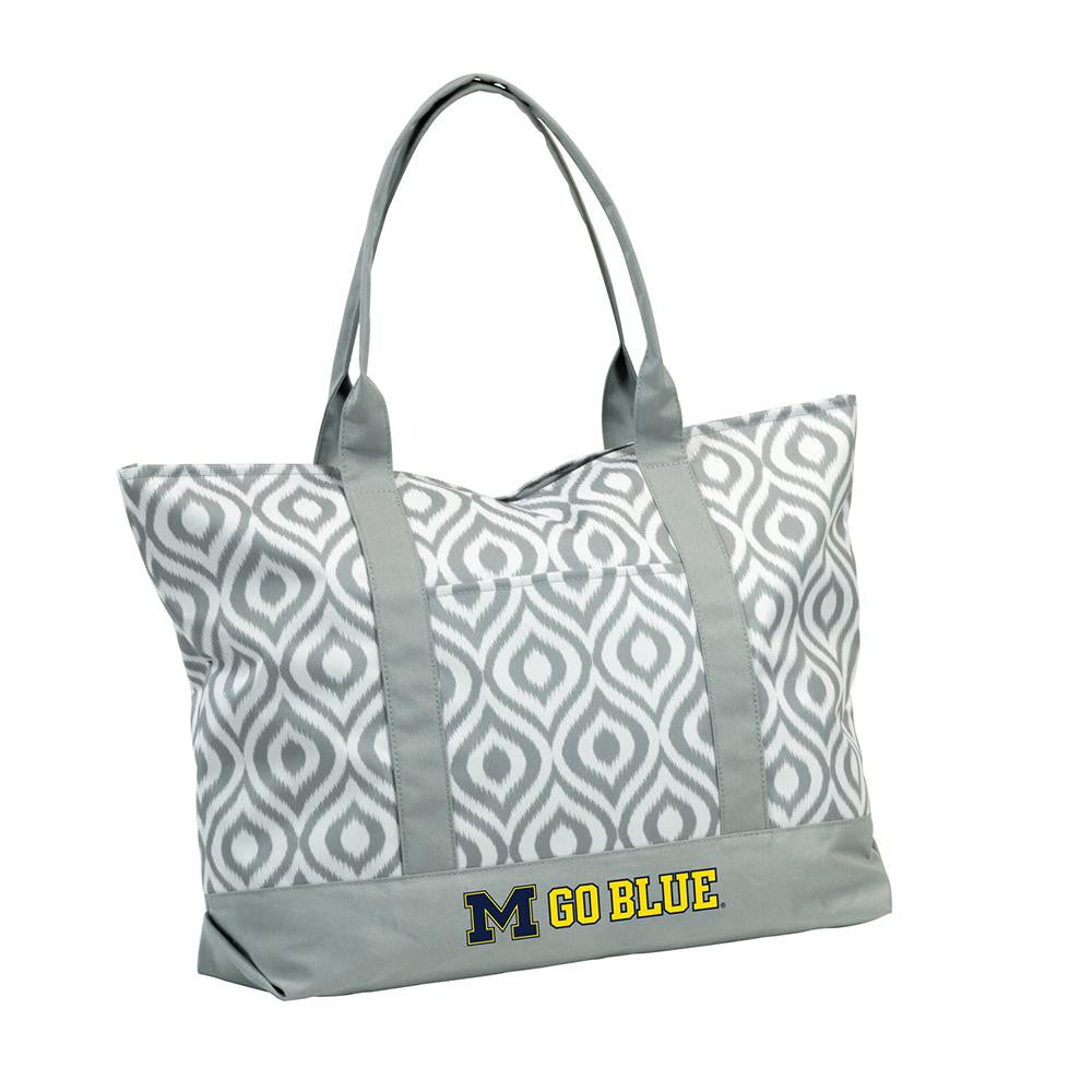 Michigan Wolverines Ncaa Ikat Tote