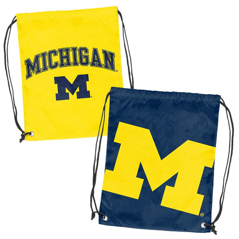 Michigan Wolverines Ncaa Doubleheader Reversible Backsack