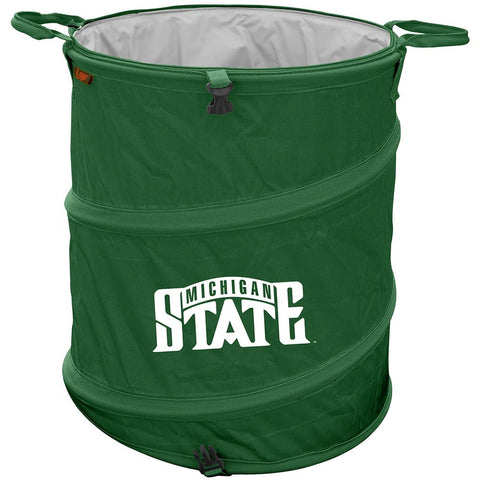 Michigan State Spartans Ncaa Collapsible Trash Can