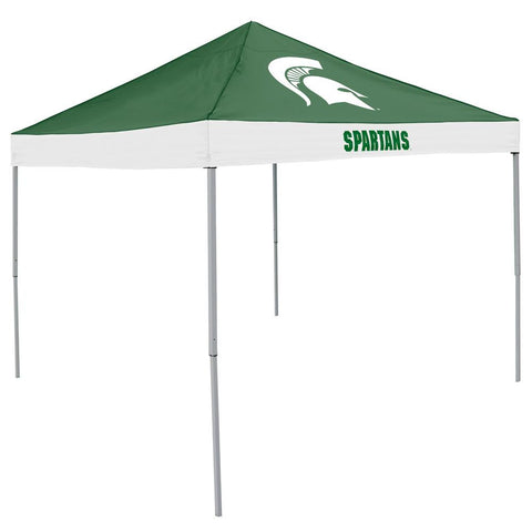 Michigan State Spartans Ncaa 9' X 9' Economy 2 Logo Pop-up Canopy Tailgate Tent