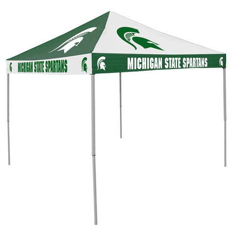 Michigan State Spartans Ncaa 9' X 9' Checkerboard Color Pop-up Tailgate Canopy Tent