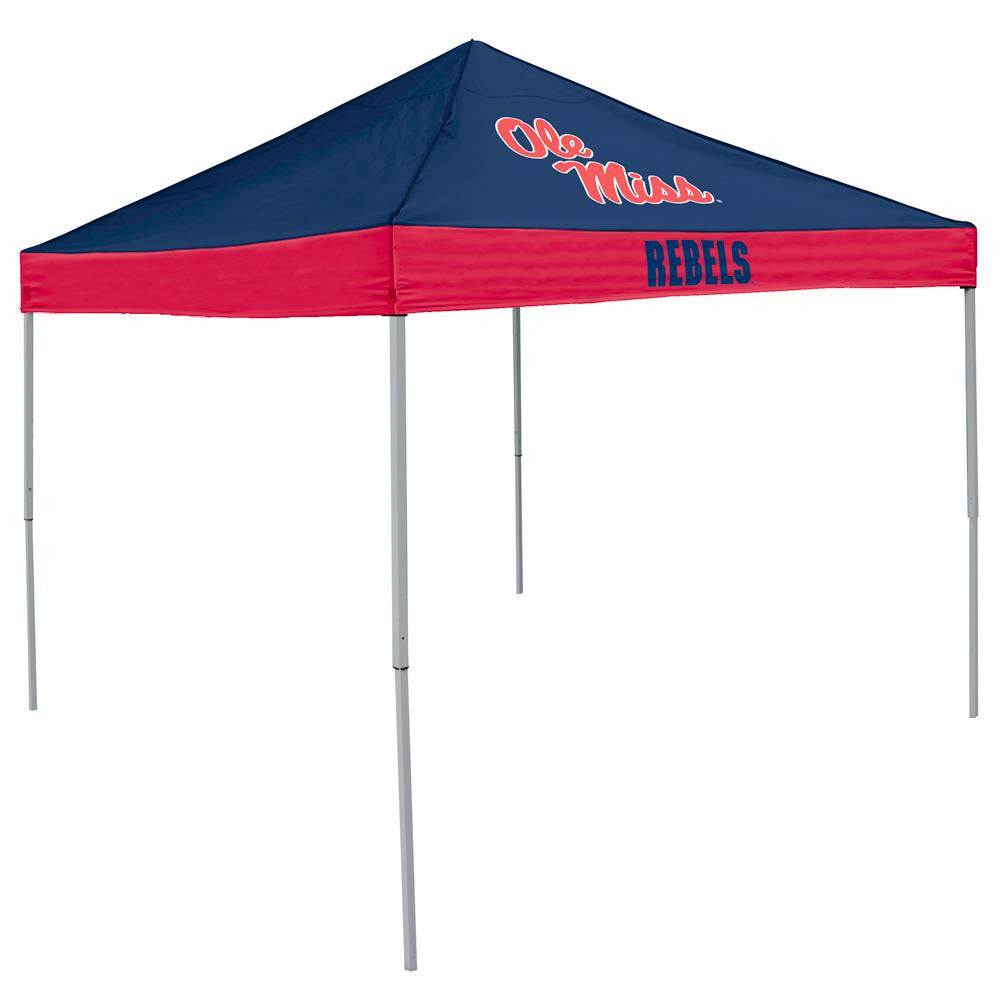 Mississippi Rebels Ncaa 9' X 9' Economy 2 Logo Pop-up Canopy Tailgate Tent