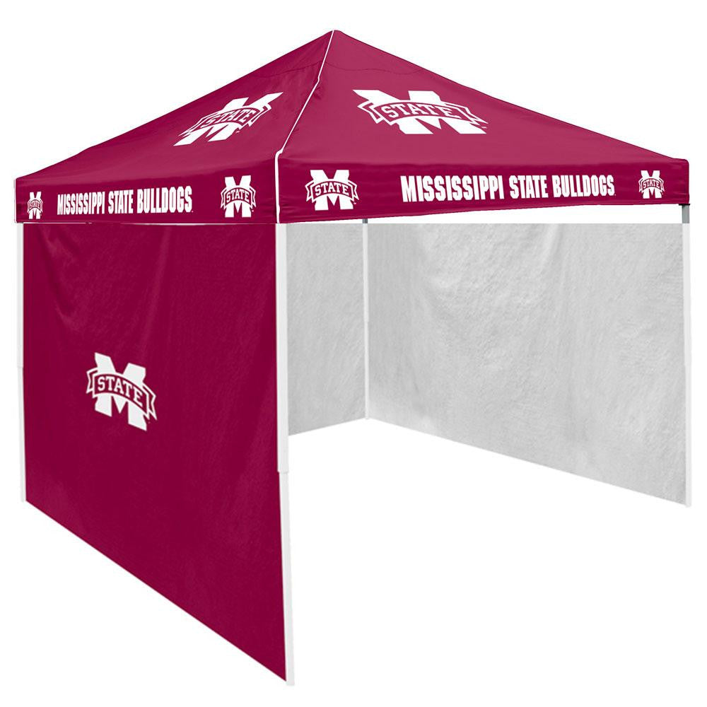 Mississippi State Bulldogs Ncaa Colored 9'x9' Tailgate Tent With Side Wall