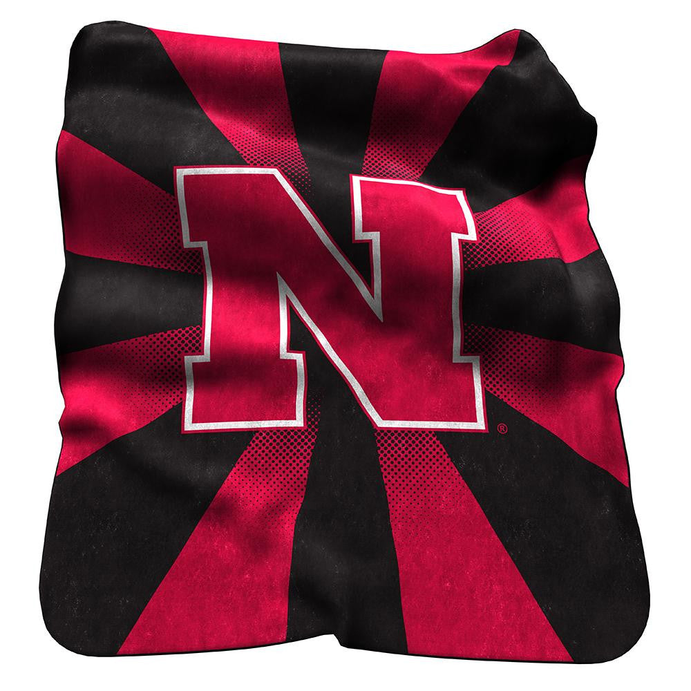 Nebraska Cornhuskers Ncaa Raschel Throw