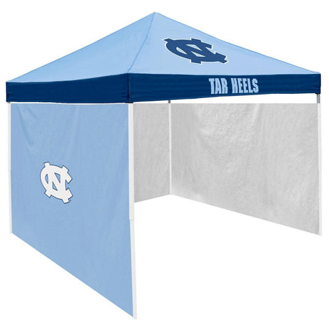 North Carolina Tar Heels Ncaa 9' X 9' Economy 2 Logo Pop-up Canopy Tailgate Tent With Side Wall