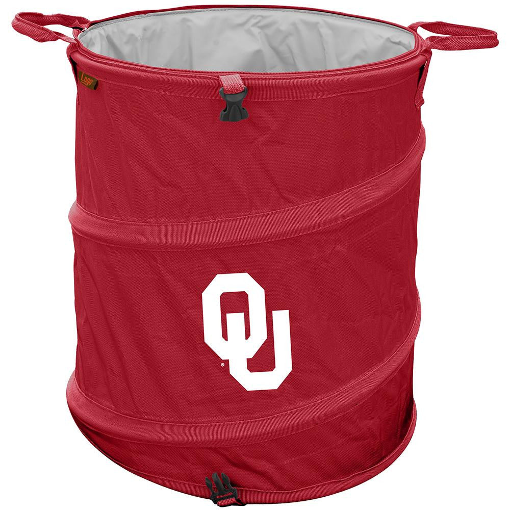 Oklahoma Sooners Ncaa Collapsible Trash Can