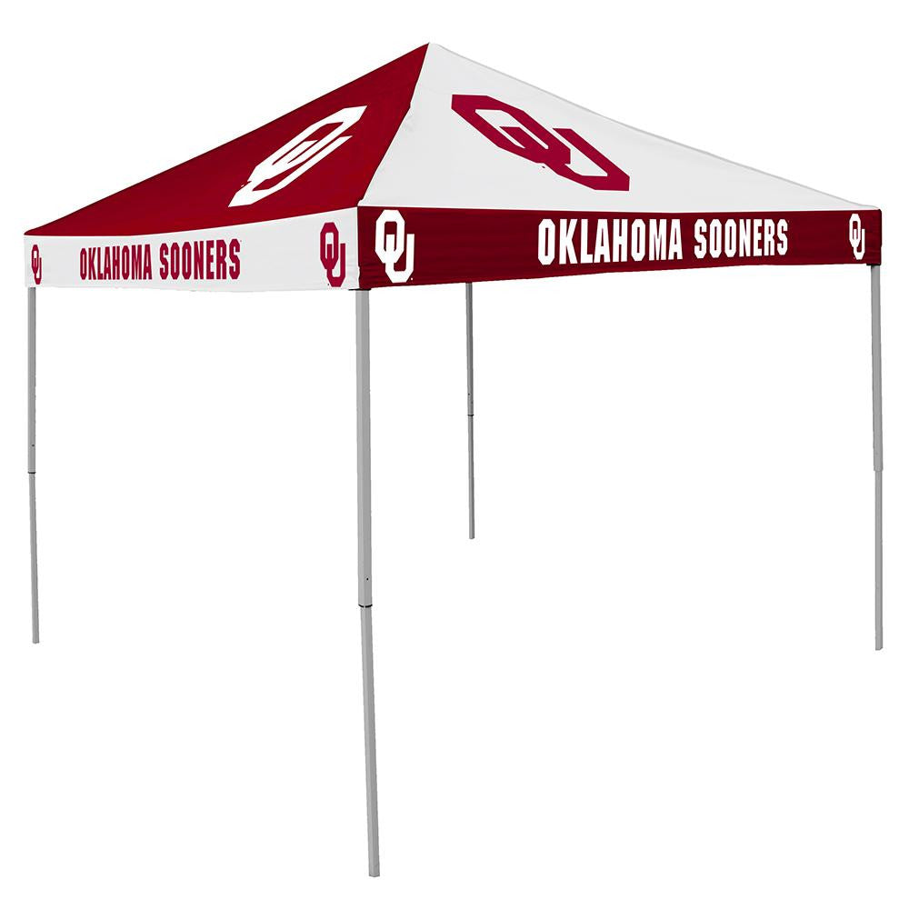 Oklahoma Sooners Ncaa 9' X 9' Checkerboard Color Pop-up Tailgate Canopy Tent