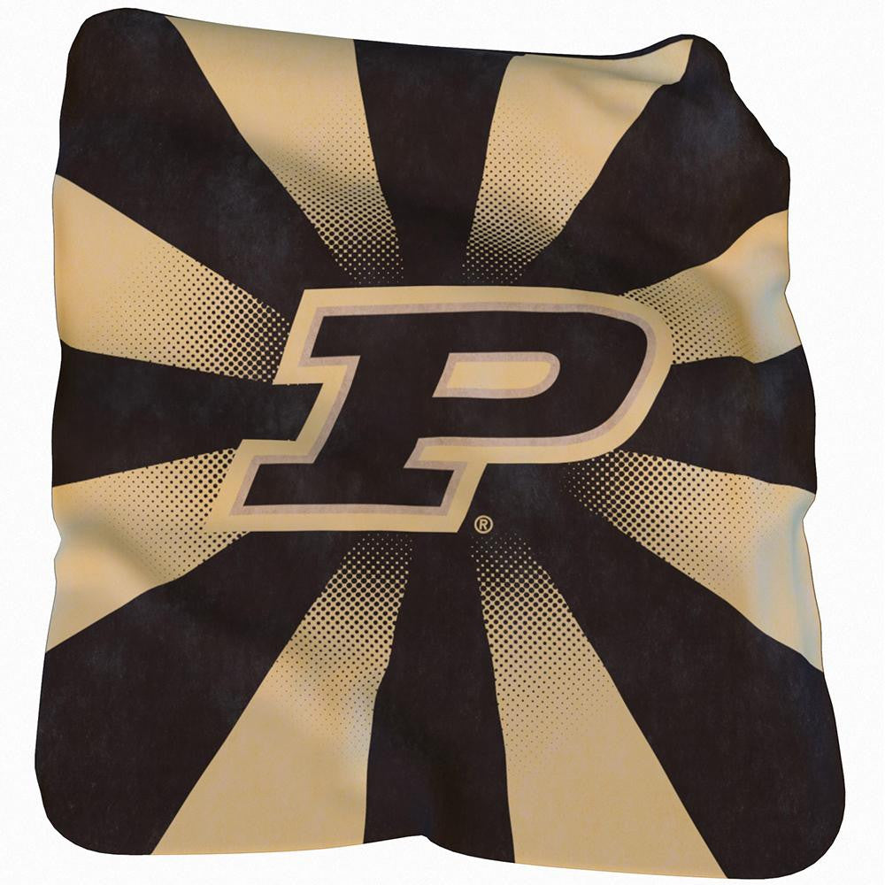 Purdue Boilermakers Ncaa Raschel Throw