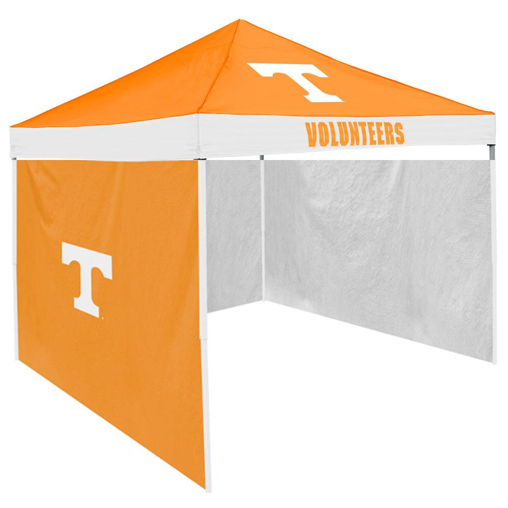 Tennessee Volunteers Ncaa 9' X 9' Economy 2 Logo Pop-up Canopy Tailgate Tent With Side Wall