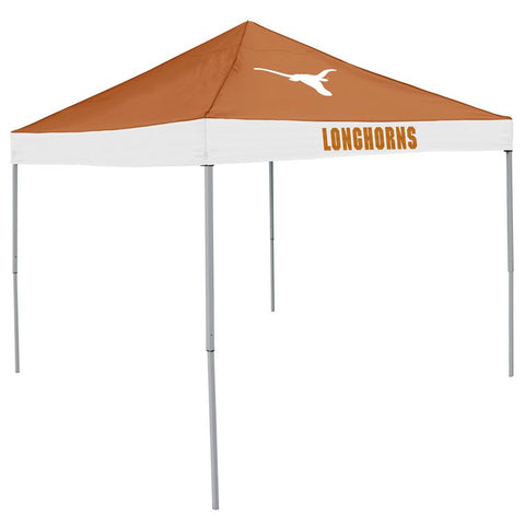 Texas Longhorns Ncaa 9' X 9' Economy 2 Logo Pop-up Canopy Tailgate Tent