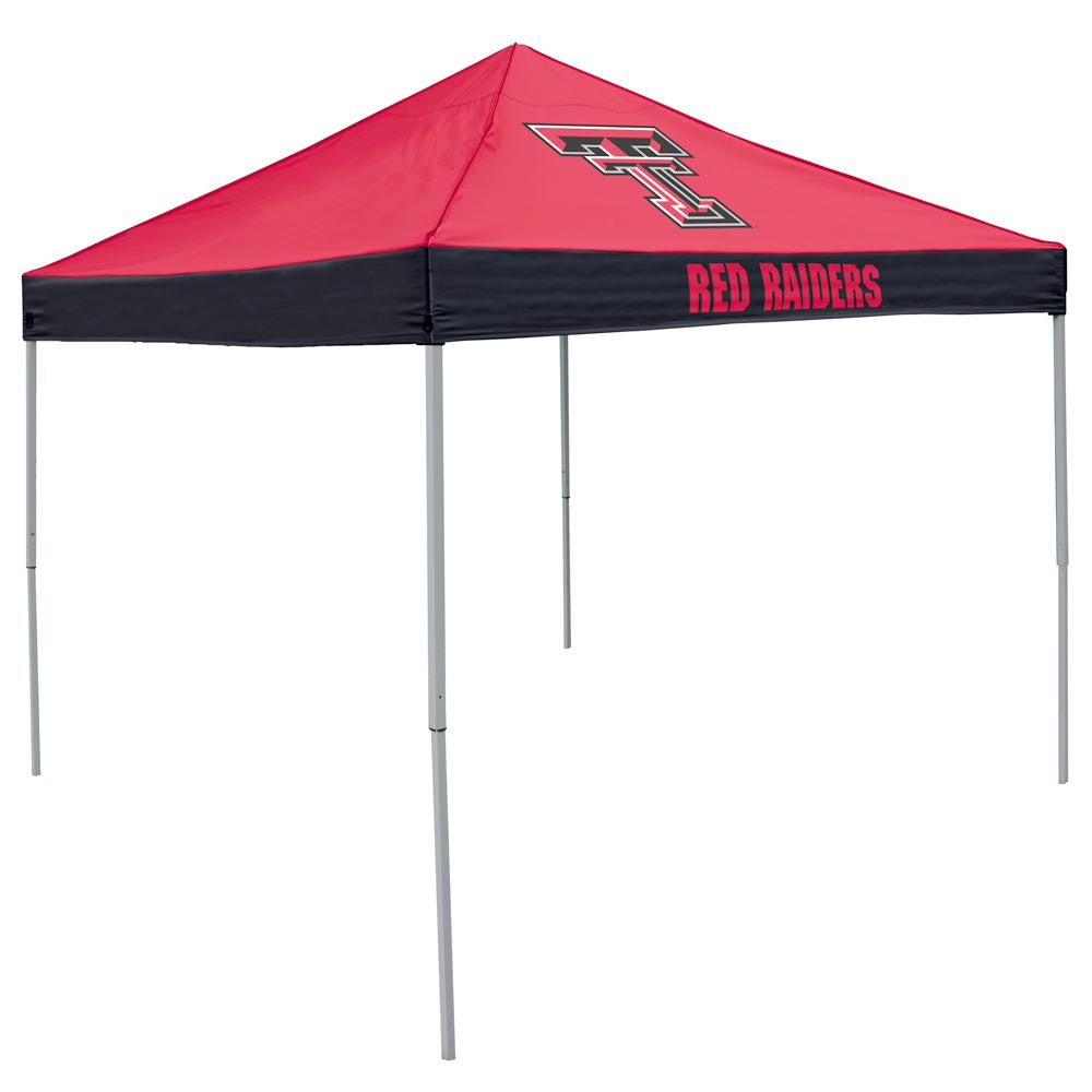 Texas Tech Red Raiders Ncaa 9' X 9' Economy 2 Logo Pop-up Canopy Tailgate Tent