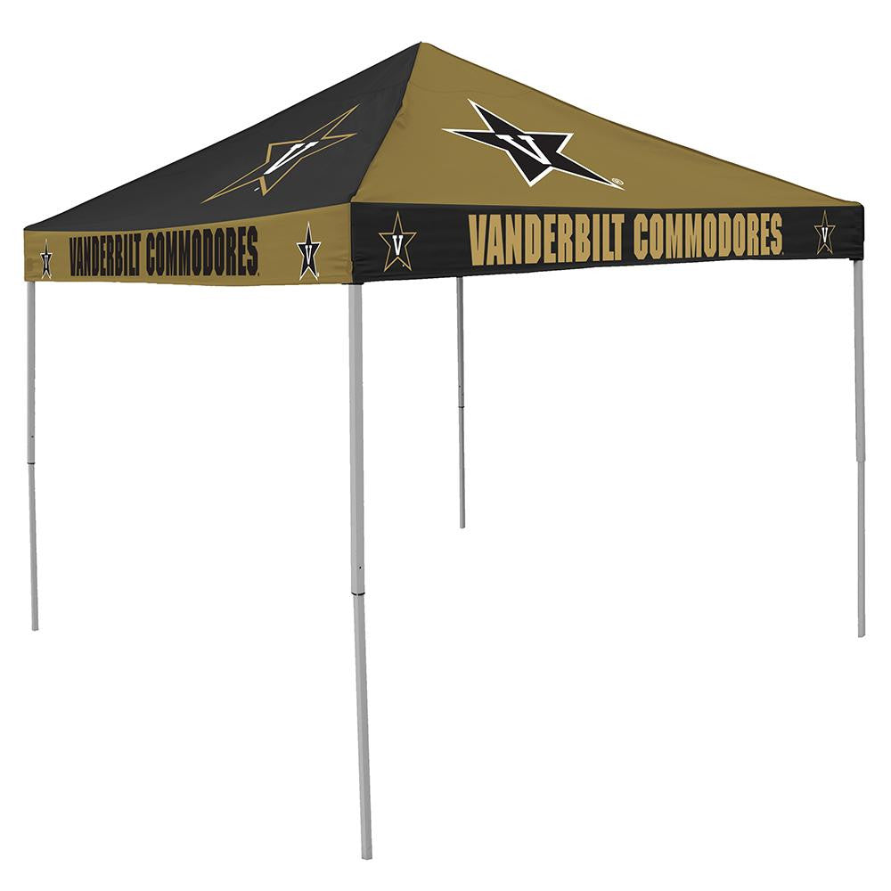 Vanderbilt Commodores Ncaa 9' X 9' Checkerboard Color Pop-up Tailgate Canopy Tent