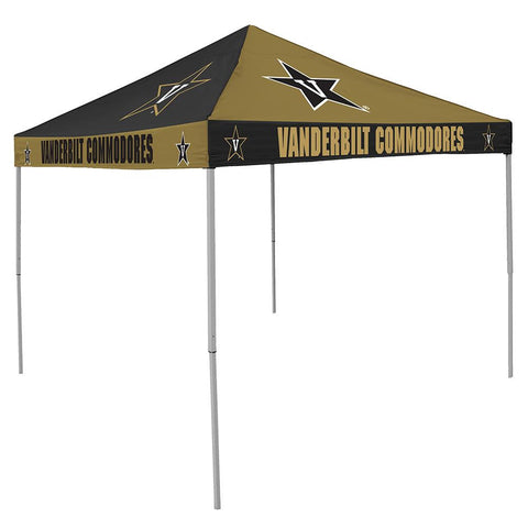 Vanderbilt Commodores Ncaa 9' X 9' Checkerboard Color Pop-up Tailgate Canopy Tent