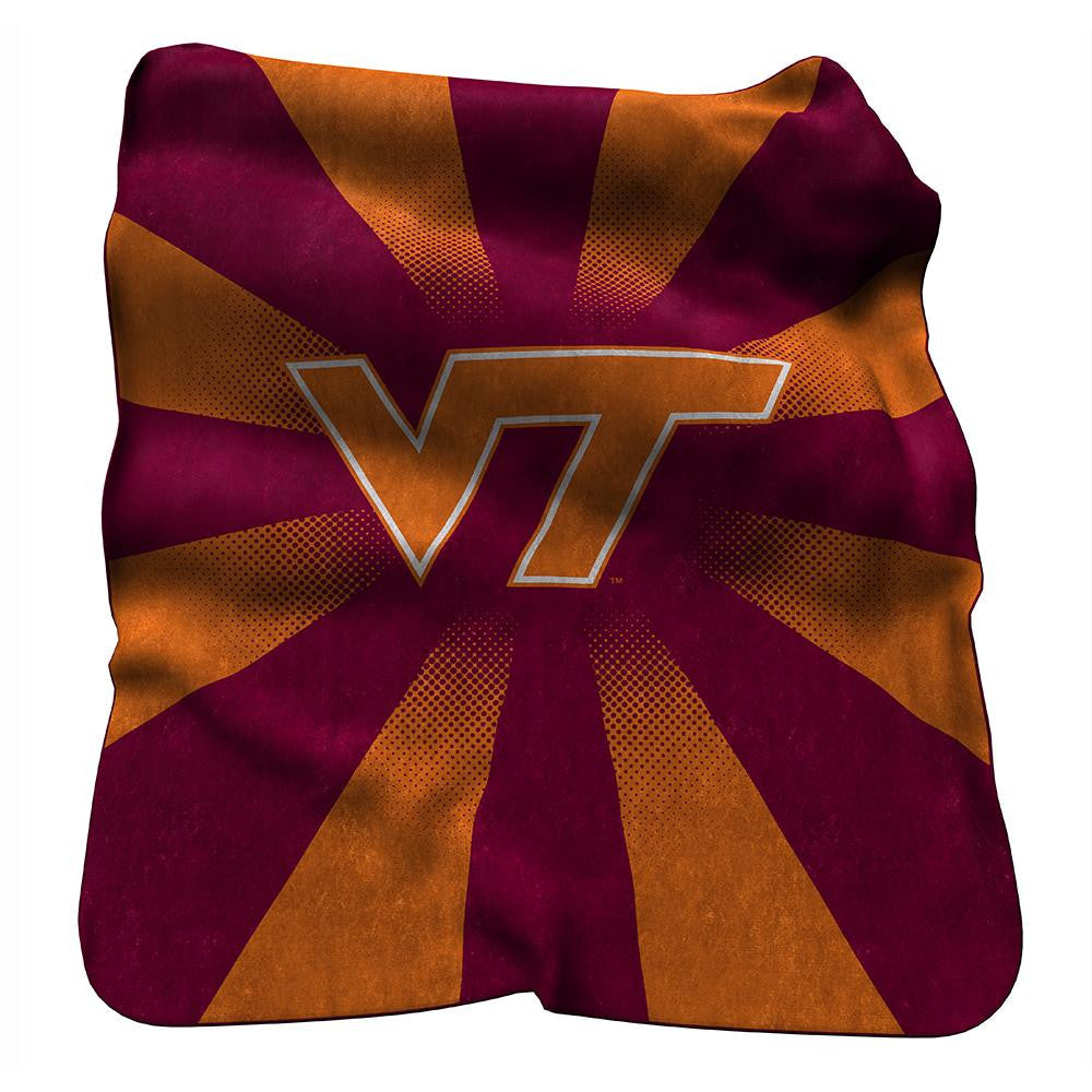 Virginia Tech Hokies Ncaa Raschel Throw