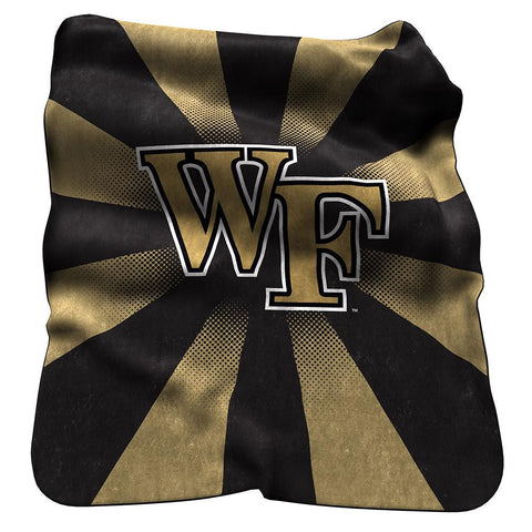 Wake Forest Demon Deacons Ncaa Raschel Throw