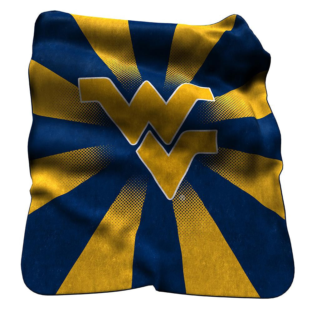 West Virginia Mountaineers Ncaa Raschel Throw